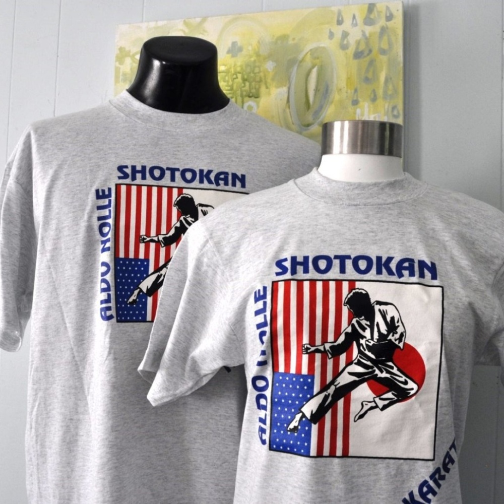 Vintage 90s Karate Tshirt Shotokan Aldo Nolle Tee